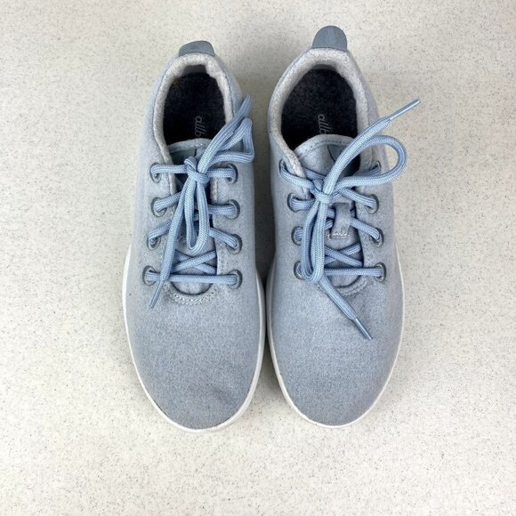 AllBirds Wool Runners Light Blue 9 - Picture 3 of 9